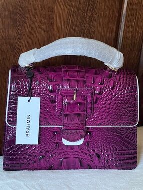 BRAHMIN Hallie in Sugar Plum Small NWT